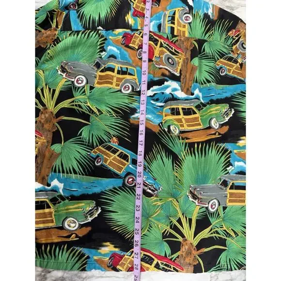 Diamond Head Sportswear Men’s Hawaiian Shirt w/ Woodies Size XXL Made In Hawaii - Picture 7 of 8